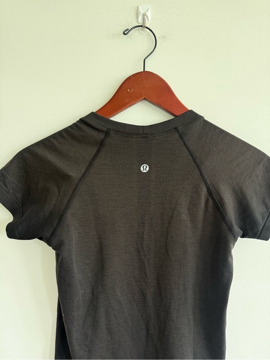 lululemon athletica Tops - lululemon athletica Black Short Sleeve Performance Tee with Back Logo
